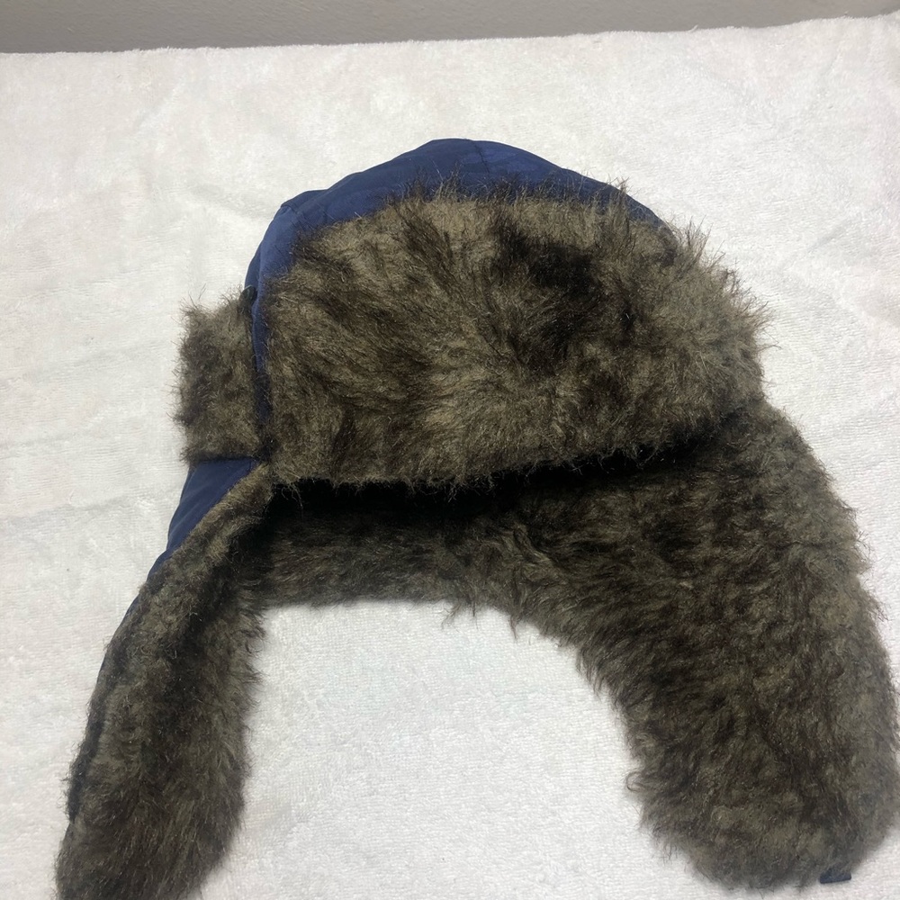 Blue flapper hat